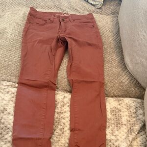 Universal Thread Women's Terracotta Skinny Jeans